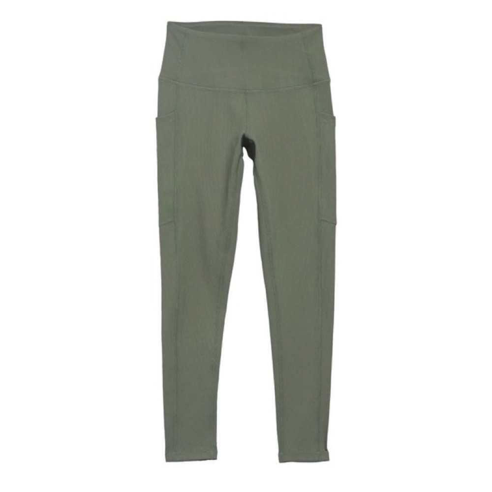 Z by Zella High Waist Ribbed Pocket Green Leggings